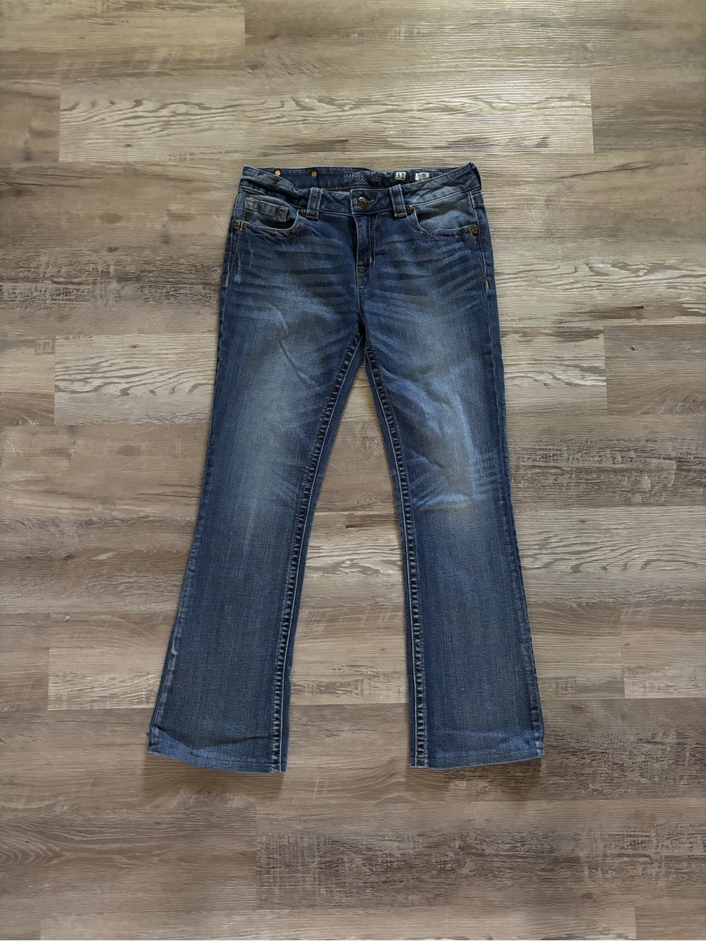 Miss Me Women's Medium Dark Blue Bootcut Jeans